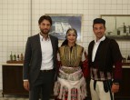 mladozenec i nevesta od galicka svadba 2017 vo poseta na pivara skopje