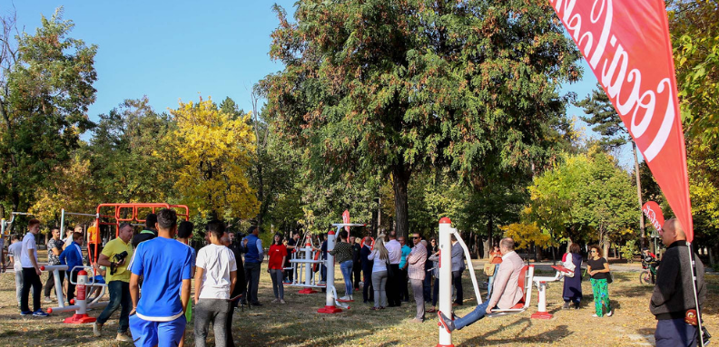 coca cola aktivna zona vo bitola 2018 donacija